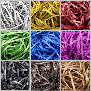 100 gam/túi trang trí Craft giấy sáng bóng cắt Confetti Raffia shredded Filler mô cho giỏ quà tặng bao bì và gói - Product Image 2