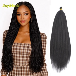 Lot de Cheveux Synthétiques Lisses et Volumineux Yaki de 22 Pouces (100g) pour Femmes Africaines – Extensions de Cheveux en Crochet en Gros - Product Image 6