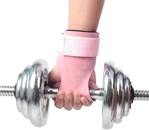Cinghie di sollevamento pesi fitness palestra PU impugnatura per allenamento pull up - Product Image 6