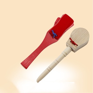 Wholesale Handheld Wooden Castanets Orff <b>Percussion</b> <b>Instrument</b> Kids Early Education Music Teaching Toy for Performance - Product Image 2