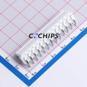 W396110K-13PY2113 Wire-to-Board Pin Header Bent Lead Through Hole,P=3.96mm Connector 1x13P 3.96mm Right Angle Insert VH - Product Image 2