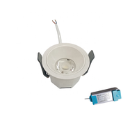 Spot encastré LED COB dimmable 6W avec réflecteur noir pour plafond, idéal pour la maison et les magasins
