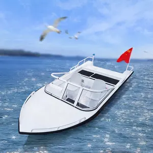 Highly profitable water leisure speed boat project 12.8ft/3.9m 5 persons aluminium alloy fishing boat for wholesale