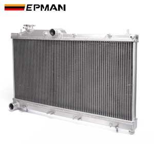 Radiador de aluminio de 2 filas EPMAN Racing para Subaru Impreza WRX 08-14 STI 08-16 Legacy Outback 05-09 Forester 09-13 M/T - Product Image 1