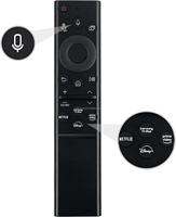 Vente chaude Télécommande vocale universelle de haute qualité BN59-01385A BN59-01385B pour téléviseur intelligent Samsung Pile AAA Portée de 10 m