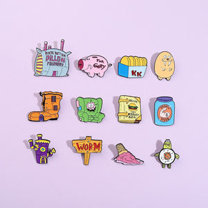 Dessin animé comédie Animation Inspiration émail broche drôle Patrick étoile Anime broche revers Badge bijoux accessoires cadeau pour les amis - Product Image 4