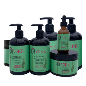 Set de Champú <span class=keywords><strong>y</strong></span> <span class=keywords><strong>Acondicionador</strong></span> Personalizado de Romero <span class=keywords><strong>y</strong></span> Menta para el Tratamiento de la Caída del Cabello con Biotina, Anticaspa <span class=keywords><strong>y</strong></span> Cuidado para el Crecimiento del Cabello - Product Image 1