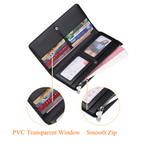 Cartera de mano con cremallera informal personalizada, bolsos y carteras para hombre, cartera criptográfica, monederos para mujer y Mujer - Product Image 4