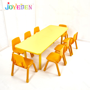 โต๊ะไม้และเก้าอี้สำหรับเด็กอนุบาล,เฟอร์นิเจอร์สำหรับเด็กก่อนวัยเรียน8คน - Product Image 3