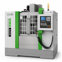 Centre d'usinage vertical CNC miniature VMC600 à 3 axes, moteur automatique GSK BT40 haute précision, haute productivité