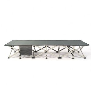 Outdoor Picnic <b>Camping</b> Aluminum Alloy Frame Folding <b>Bed</b> Hospital Companion Chair-<b>Bed</b> Office Lunch Break <b>Bed</b> Cotton-Padded <b>Cot</b> - Product Image 1