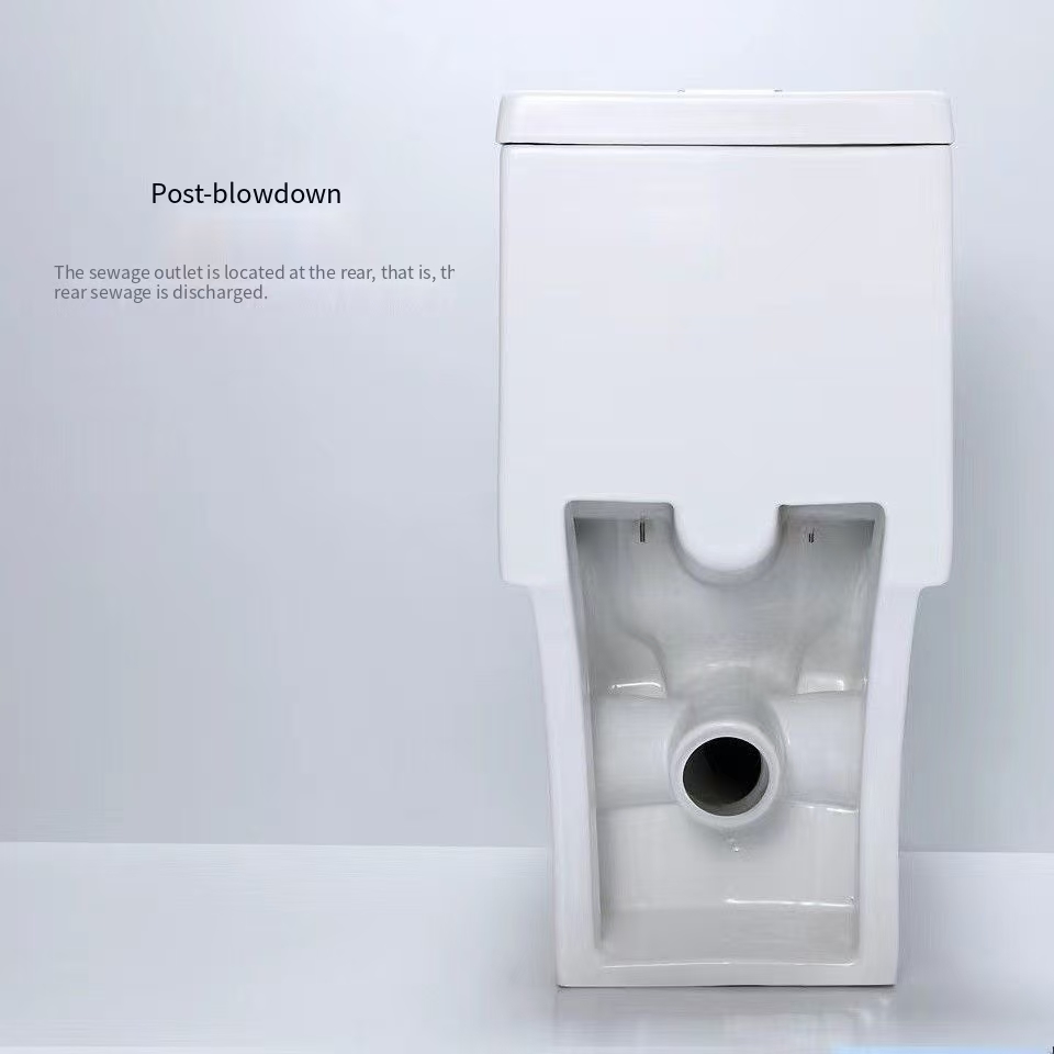 Diseño de descarga de aguas residuales hacia atrás