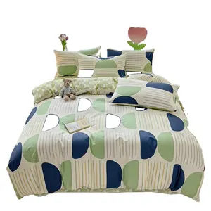 Phong Cách Mới Cotton Giường Linen Set Nhà Sản Xuất King Size Comforter Set Luxury Bedding Set