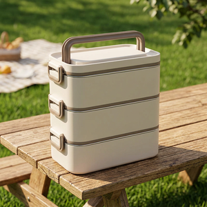 Nouvelle boîte à lunch chauffante pour adultes en acier inoxydable 304, compatible micro-ondes, pour le stockage de bento en 2026 - Product Image 3