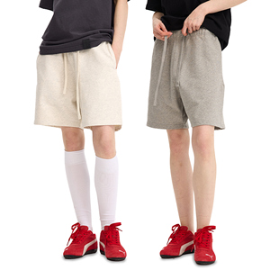 450GSM Heavyweight Loopback Casual Sportswear Shorts Oversized Unisex - Product Image 3
