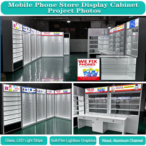 Exhibidor <span class=keywords><strong>de</strong></span> Accesorios para Teléfonos Móviles, Estante <span class=keywords><strong>de</strong></span> Pared <span class=keywords><strong>de</strong></span> Madera para Exhibición <span class=keywords><strong>de</strong></span> <span class=keywords><strong>Fundas</strong></span> <span class=keywords><strong>de</strong></span> Teléfono para Tiendas <span class=keywords><strong>de</strong></span> Telefonía - Product Image 2