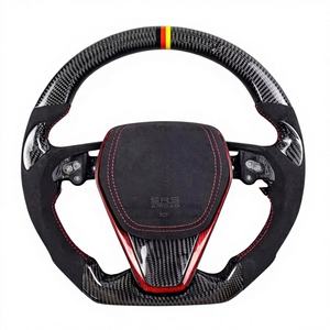 Volante de Cuero y Fibra de Carbono Personalizado para Toyota <span class=keywords><strong>Corolla</strong></span>/Camry 8th/Se/Levin/Avalon/<span class=keywords><strong>Cross</strong></span>/FRONTLANDER 2018 2020 2023 2019 - Product Image 2
