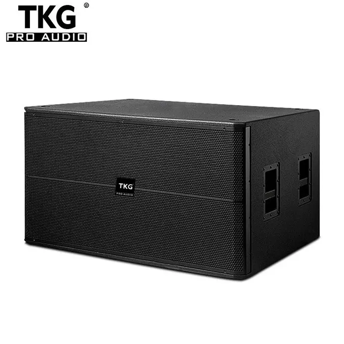 TKG performance stage professional SRX728 1600 watt double haut-parleur 18 pouces caisson de basses