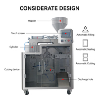 Seitlich berührbare Touchscreen-Verpackungsmaschine für vorgefertigte Beutel, 25 Beutel pro Minute, für Chiliöl- und Tomatenmark-Verpackung