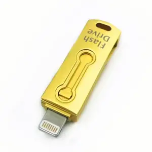 Cool Lightning USB Flash Drives Compatible pour iPhone iOS 2 en 1 OTG USB Flash Drive 3.0 Thumb Drive Stockage de mémoire USB externe