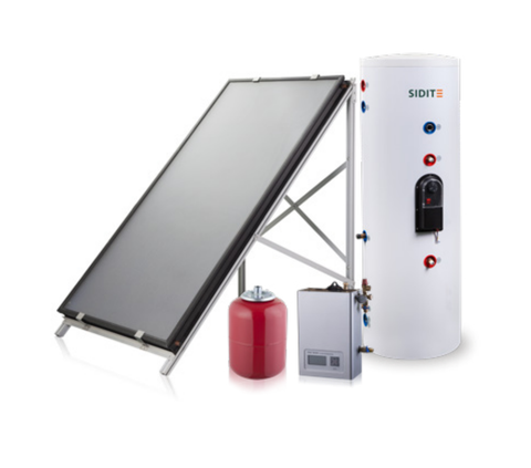 High Quality Smart Control Split System Flat Solar Collector for Flat Plate Solar Water Heater