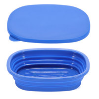 Shenzhen Nouvel Article De Sécurité Pliable Boîte à Lunch Ensemble de Récipient De Stockage De Nourriture En Silicone Pliant Bol
