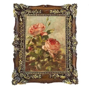 Cornice Portafoto Vintage Europea da 6, 7, 8 Pollici in Resina Rosa, Cornici per Foto da Tavolo - Product Image 6