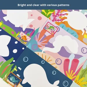 Juego de juguetes de <span class=keywords><strong>dibujo</strong></span> de pintura de arena creativa para niños, juguete educativo DIY hecho a mano Unisex de plástico - Product Image 1