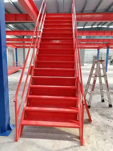 מדפי ביניים כבדים 2-3 קומות, פלטפורמת מדפים למחסן מפלדה - Product Image 3