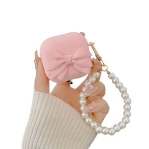 Estuche Protector para AirPods 4 con Cadena de Perlas y Lazo, Compatible con AirPods 2/Pro, Estuche para Auriculares Inalámbricos de 3.ª Generación Pro 2 - Product Image 5