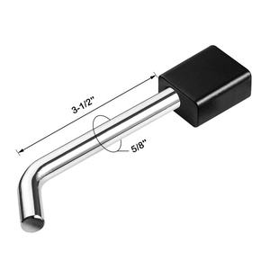 <span class=keywords><strong>Serrure</strong></span> à goupille coudée personnalisée, Dia de 5/8 pouces, pour montage à bille de 2-1/2 pouces, remorque à tête pivotante, récepteur de verrou de sécurité - Product Image 3