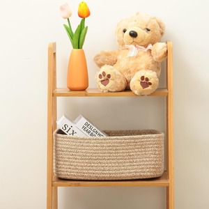 Cestas <span class=keywords><strong>de</strong></span> Almacenamiento Plegables <span class=keywords><strong>de</strong></span> Cuerda <span class=keywords><strong>de</strong></span> Algodón con Asa, Cestas <span class=keywords><strong>de</strong></span> Almacenamiento <span class=keywords><strong>para</strong></span> Organizar la Habitación del Bebé, Lindas Cestas <span class=keywords><strong>de</strong></span> <span class=keywords><strong>Regalo</strong></span> Tejidas - Product Image 6