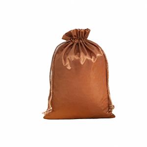 Petit sac cadeau en satin réutilisable personnalisé, sac de rangement pour perruques, sacs d'emballage à cordon pour bijoux - Product Image 5