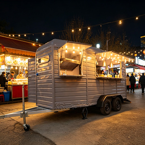 Fast Coffee Cart Mobile Horse <b>Box</b> Truck Fully Equipped Pizza Modern Food <b>Trailer</b> - Product Image 6