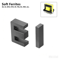 Noyau en ferrite Mn-Zn souple de type EI à inductance élevée, échantillon gratuit pour transformateur