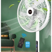 Échantillon Gratuit - Ventilateur sur Pied Oscillant de 16 Pouces avec Minuteur, 8 Vitesses, Écran Tactile et Télécommande