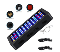 Lampe d'aquarium à LED multicolore à spectre complet 30-120cm Super Slim Fish Tanks Accessoires Aquatic Plant Marine Grow Lighting Lamp
