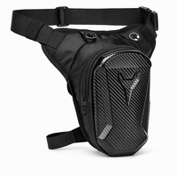 Sacoche de jambe imperméable en EVA pour moto, coque rigide en fibre de carbone, sacoche de cuisse tactique pour motard, cyclisme