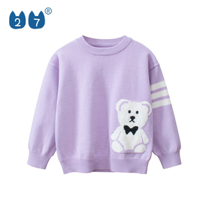 Maglione causale caldo da bambina nuovo stile cartone animato invernale per bambini - Product Image 2