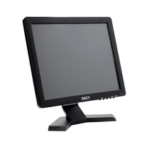 Écran industriel TFT LCD à matrice active 15 pouces, rapport 4:3, interface VGA/HDMI/BNC/AV/USB pour la vidéosurveillance professionnelle