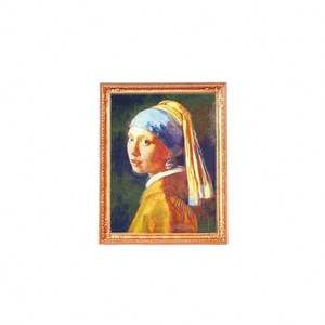 Marco de Fotos 3D Moderno Retro, Pizarra Decorativa para el Hogar, Pintura Famosa Mundial, Artesanía de Resina, Forma para Refrigerador, Tamaño Mediano - Product Image 5