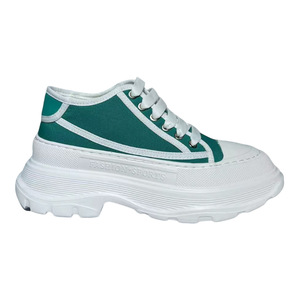 Scarpe Casual da Uomo in Pelle Scamosciata <span class=keywords><strong>Bianche</strong></span> con Punta Tonda, Traspiranti, con Lacci, Suola Spessa Rialzata, Fodera in Mesh, Collezione Estiva 2026 - Product Image 5