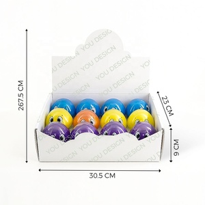 Jouet à presser anti-stress fantaisie 4 couleurs, modèle pieuvre mignonne à faire soi-même, avec slime sensoriel doux - Product Image 5