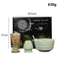 Ensemble cadeau de fouet et bol à matcha en céramique écologique de style Japandi, fait main, très vendu