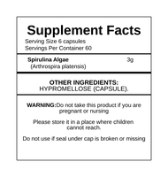 Capsules de Spiruline et de Chlorelle OEM/ODM 1000mg pour le Soutien de la Santé Cardiaque - Complément Alimentaire Vert