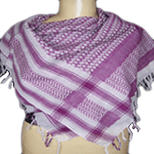 Premium étnico hoja diseño cuadrado forma árabe Keffiyeh bufanda algodón suave FAA02186 modelo Hijab bufandas - Product Image 3