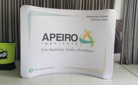 Résistant à l'eau et à la chaleur, kit de présentation de commerce portable, affichage de les fonds