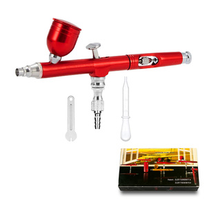 Aérographe AR-130 7,0 cc à alimentation par gravité, double action, vitesse réglable, pour travaux artistiques, peinture, réparation de meubles, fabrication de gâteaux - Product Image 1