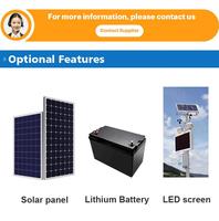 Sistem Pemantauan Kualitas Udara AQM-09 Solar 4G Cloud Auto Dehumidification Layar LDE untuk Inspeksi Kualitas Lingkungan Perkotaan