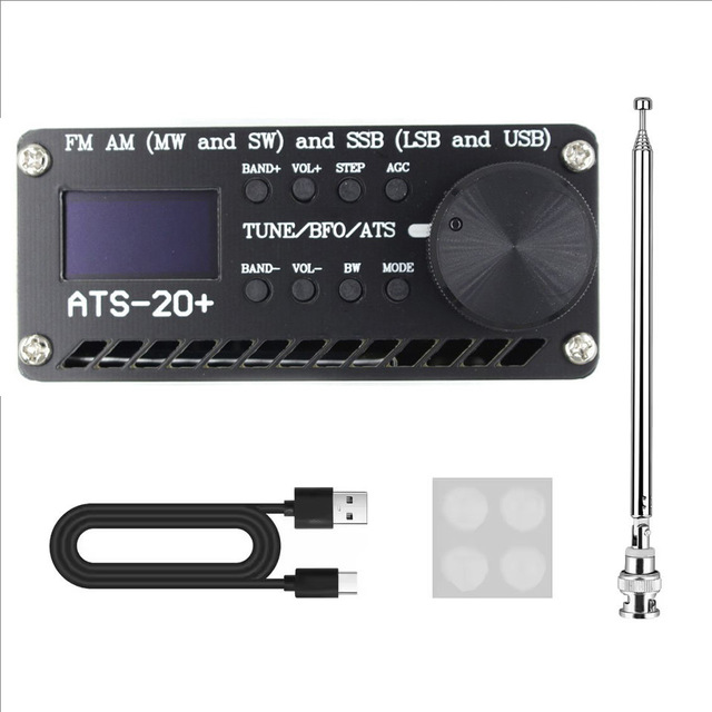 ATS-20+ SI4732 Radio Receiver DSP SDRFM AM (MW and SW) LS B and US